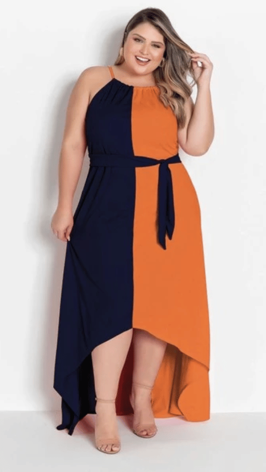 vestido assimétrico moda verão