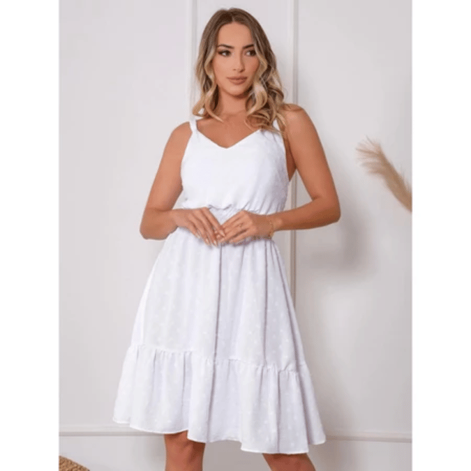 vestido branco para o verão