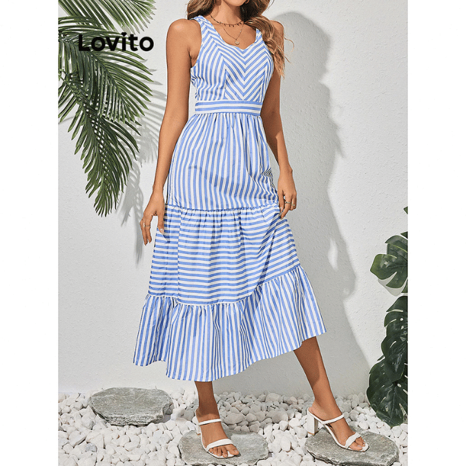 vestido estilo navy para o verão