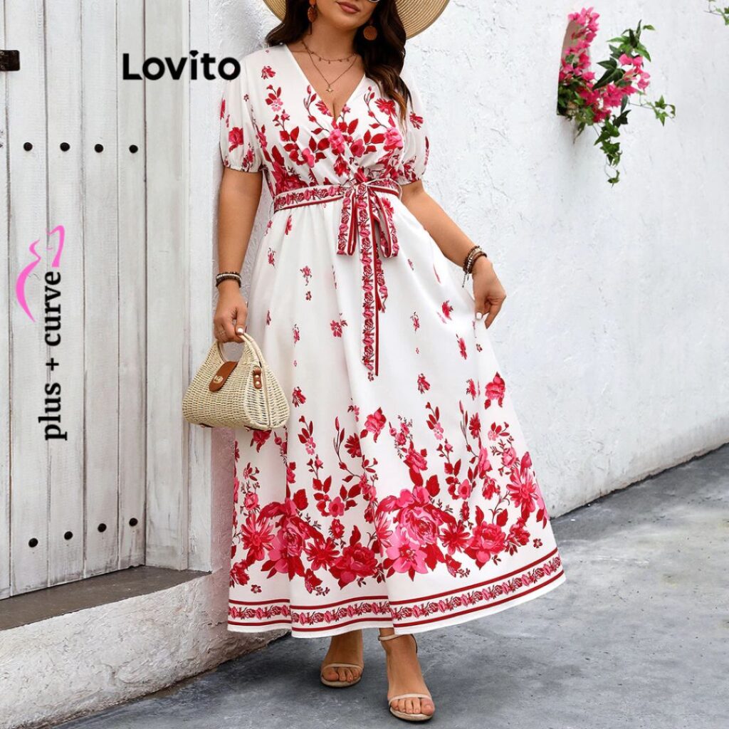 moda plus size vestido LONGO FLUIDO
