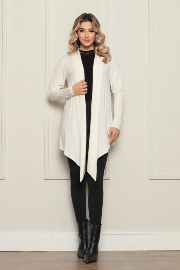 CARDIGAN CASAQUINHO FEMININO MEIA ESTAÇÃO KIMONO