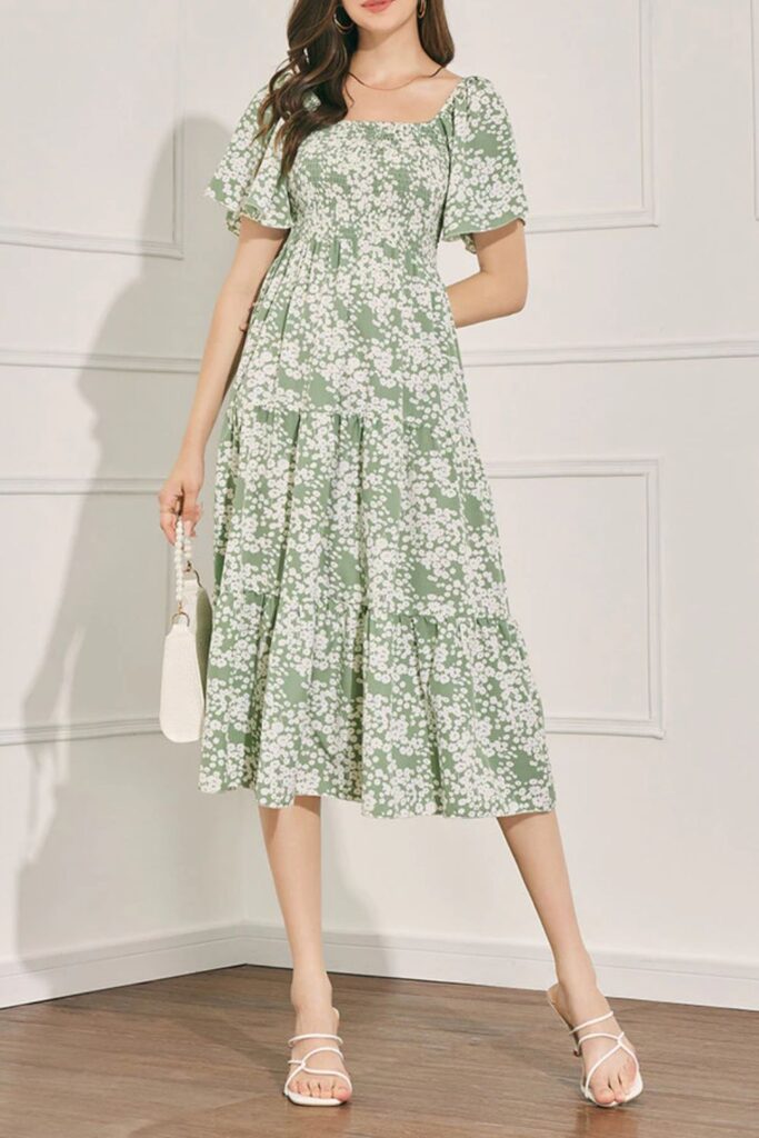 Como Combinar Verde - vestido verde claro