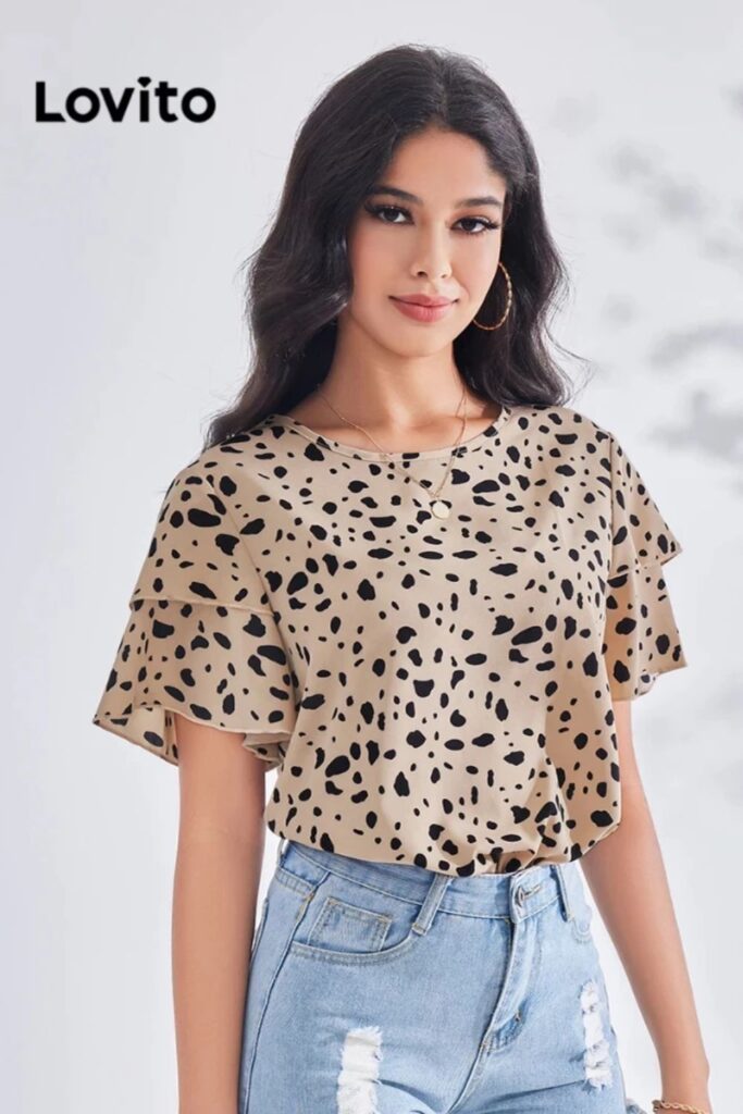 Como Usar Marrom - Blusa de Poá com Camadas Duplas