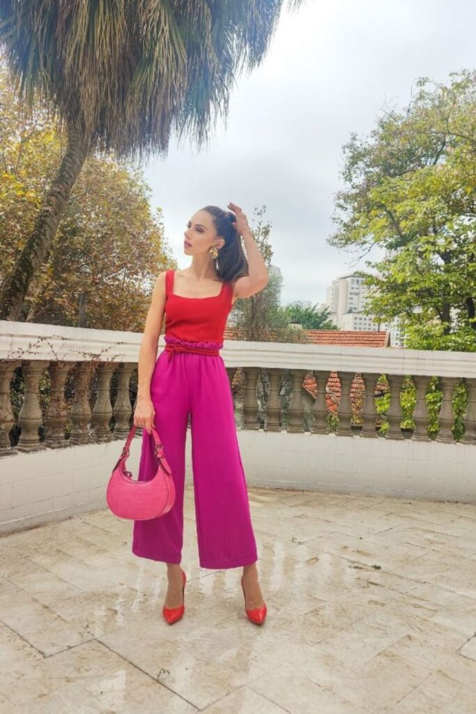 Como combinar cores rosa e vermelho Como combinar cores rosa e vermelho