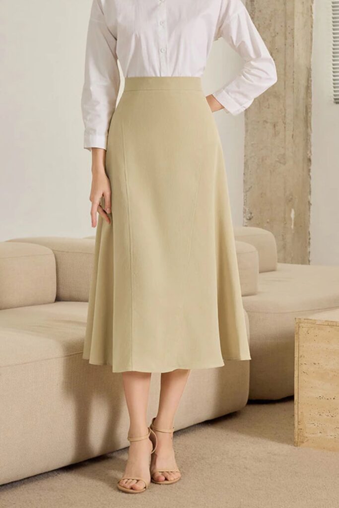  Saia elegante de estrutura simples
