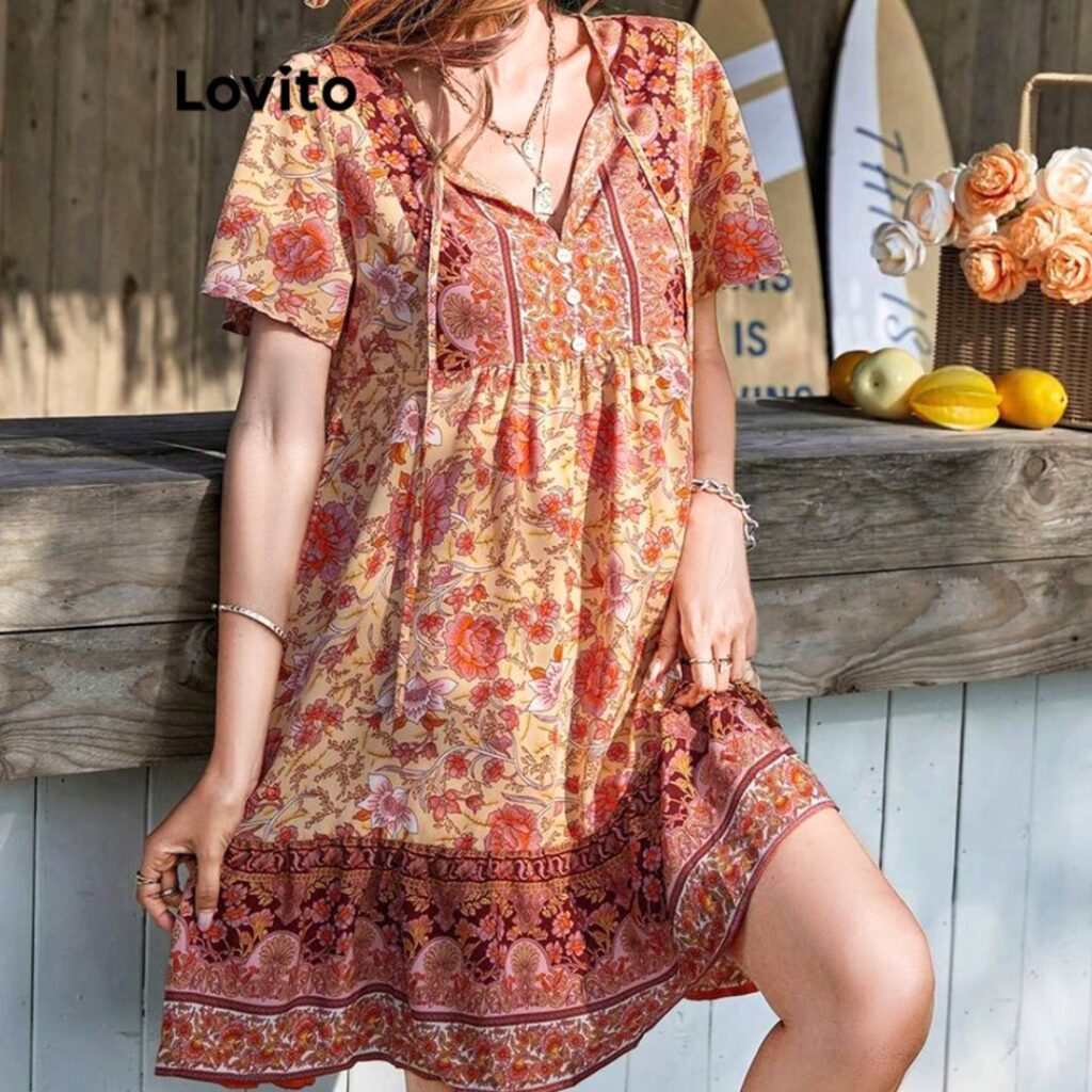 estilo boho chic - vestido estilo boho chic - vestido