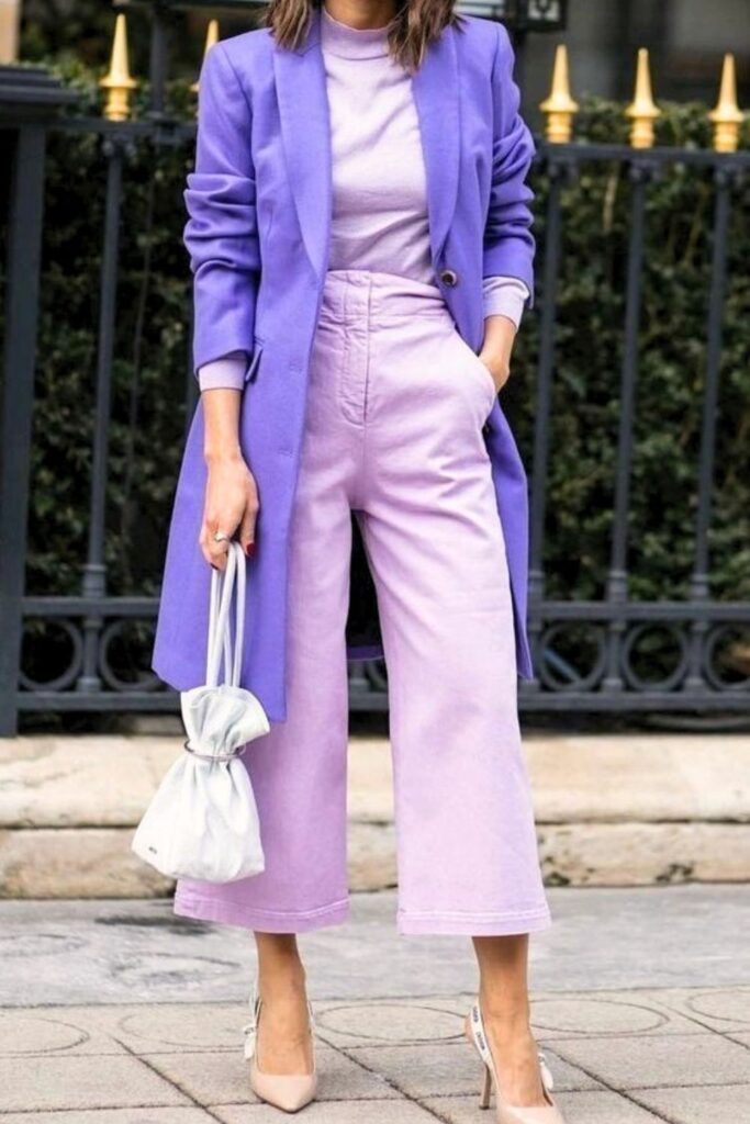 Looks monocromáticos coloridos - moda elegante Looks monocromáticos coloridos - moda elegante