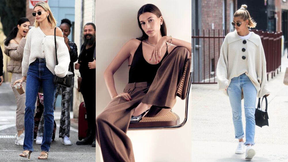 O estilo da Hailey Bieber - bons básicos O estilo da Hailey Bieber - bons básicos