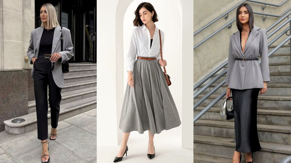 Quais cores combinam com cinza - Looks elegantes com cinza Quais cores combinam com cinza - Looks elegantes com cinza