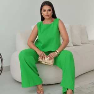 Conjunto Alfaiataria Social Verde