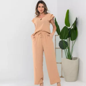 Conjunto Feminino Bege