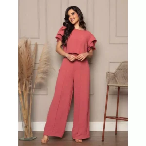 Conjunto Feminino Coral