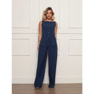 Conjunto Feminino Laris Azul Marinho