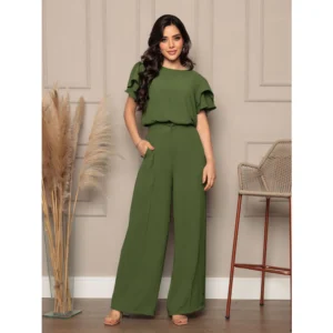 Conjunto Feminino Verde Militar