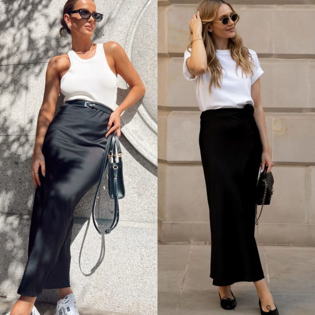 How to Wear Black Outfits with Elegance - The Black Midi Skirt How to Wear Black Outfits with Elegance - The Black Midi Skirt