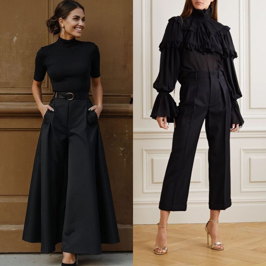 How to Wear Black Outfits with Elegance - Total Black Look How to Wear Black Outfits with Elegance - Total Black Look