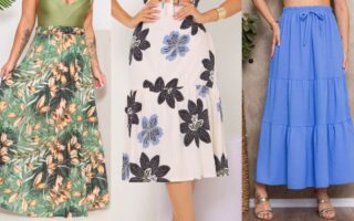Saias baratas para comprar na Shopee elegância, economia e muito estilo!