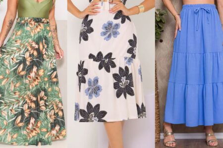Saias baratas para comprar na Shopee elegância, economia e muito estilo!