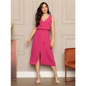 Vestido Duna Midi Pink