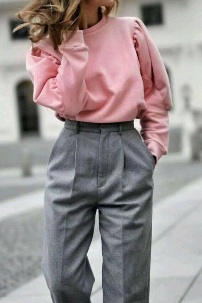 Looks com calça cinza - cinza médio Looks com calça cinza - cinza médio