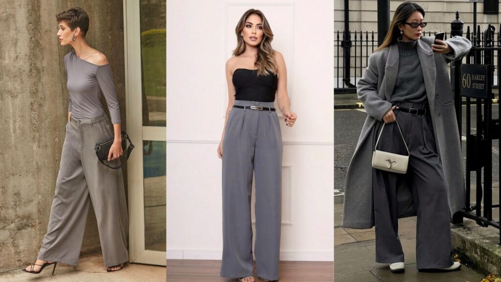 Looks com calça cinza elegância neutra para todos os estilos - capa Looks com calça cinza elegância neutra para todos os estilos - capa