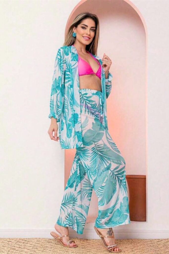 estampas tropicais com elegância estampas tropicais com elegância