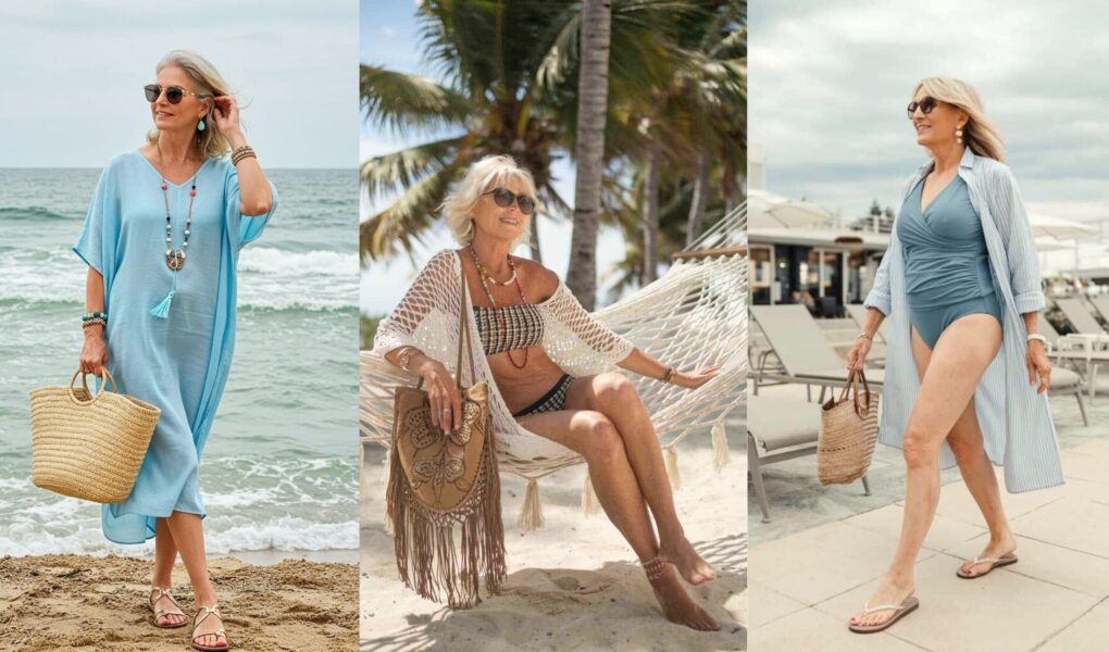 Looks de Praia para Mulheres Acima dos 40 Anos Como Se Sentir Linda e Confortável